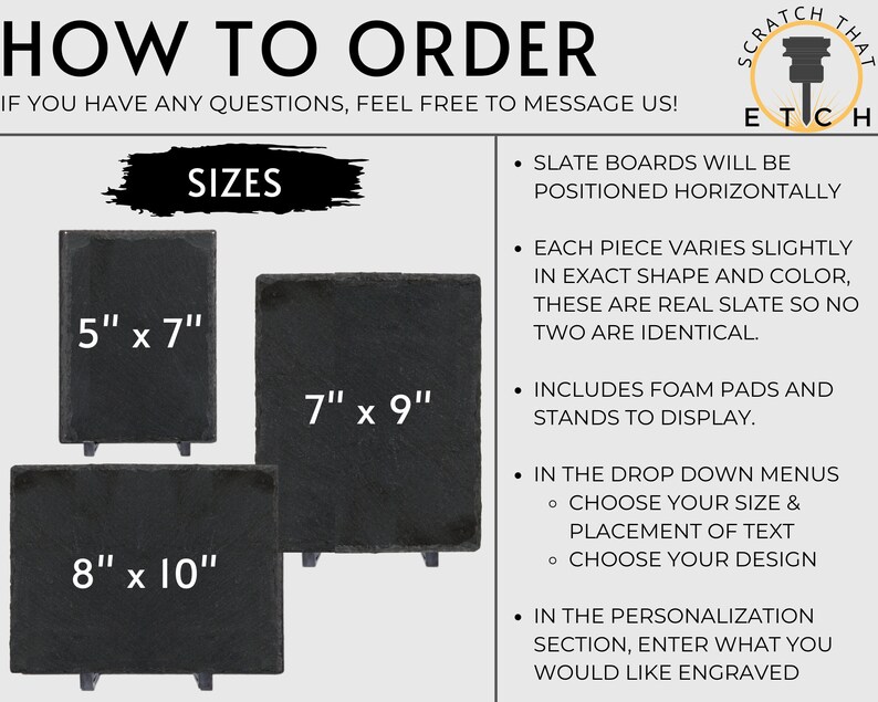 Slate Charcuterie Board Personalized Slate Cheese Board image 5