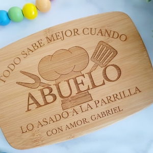 Papa Cutting Board, Abuelo, Abuelito Gift, papá Cutting Board, Papi Personalized Board, Grandfather Gift, Father&#39;s Day Gift, Grill Master
