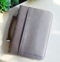 Personalized Bible Cover, Religious Gifts, Engraved Bible Cover Zipper, Bible Cover with Handle, Bible Case, Monogrammed Bible Cover, Custom
