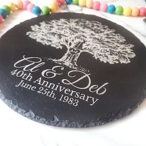 Personalized Anniversary Gift, Personalized Garden Stone, 10th Anniversary Gift, 50th Anniversary, 20th Anniversary Gifts, Stone Anniversary
