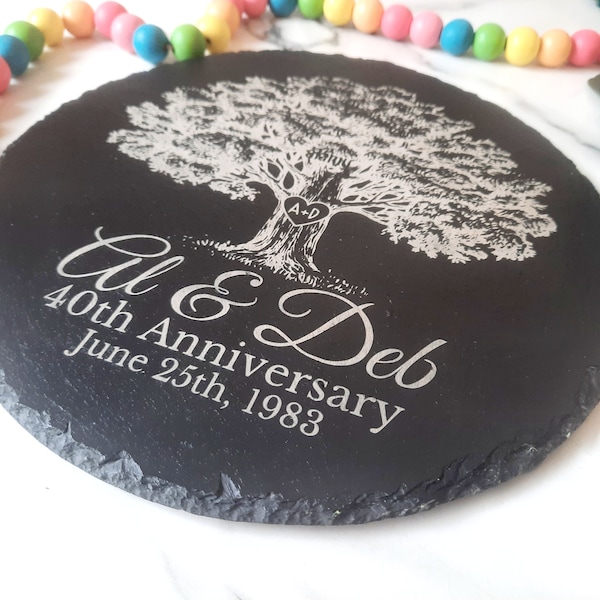 Personalized Anniversary Gift, Personalized Garden Stone, 10th Anniversary Gift, 50th Anniversary, 20th Anniversary Gifts