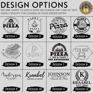 Personalized Pizza Peel, Engraved Pizza Paddle, Custom Pizza Board, Pizza Paddle, Pizza Server Board, Bamboo Pizza Board 画像 2