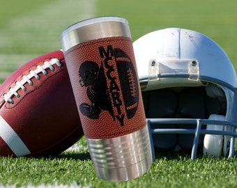 Personalized Football Tumbler, Custom Tumbler, Fantasy Football, Football Coach Gift, Personalized Insulated Mug, Senior Football Tumbler