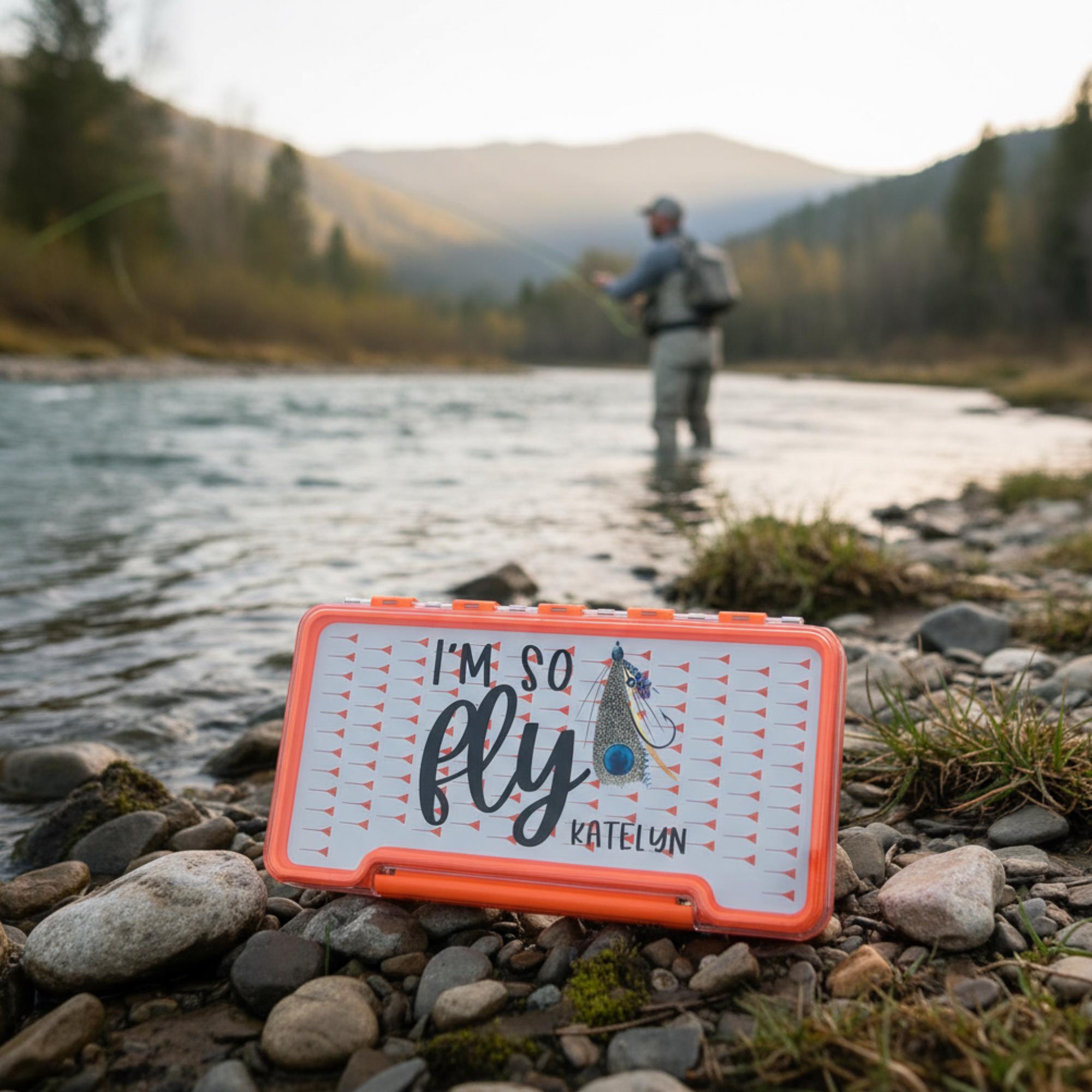 best grandpa tackle box Personalized Fly Fishing Box | Custom Waterproof Tackle Box | Perfect  Father's Day Gift for Dads, Husbands, Sons | Best Grandpa Abuelo Papa