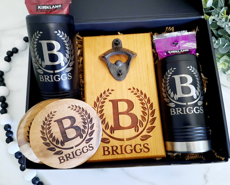 Bottle Gift Box, Beer Gift for Him, Beer Gift Box, Gift for Him, Great Father's Day Gift, Groomsman Gift, Beer Lovers, PERFECT gift for him image 1