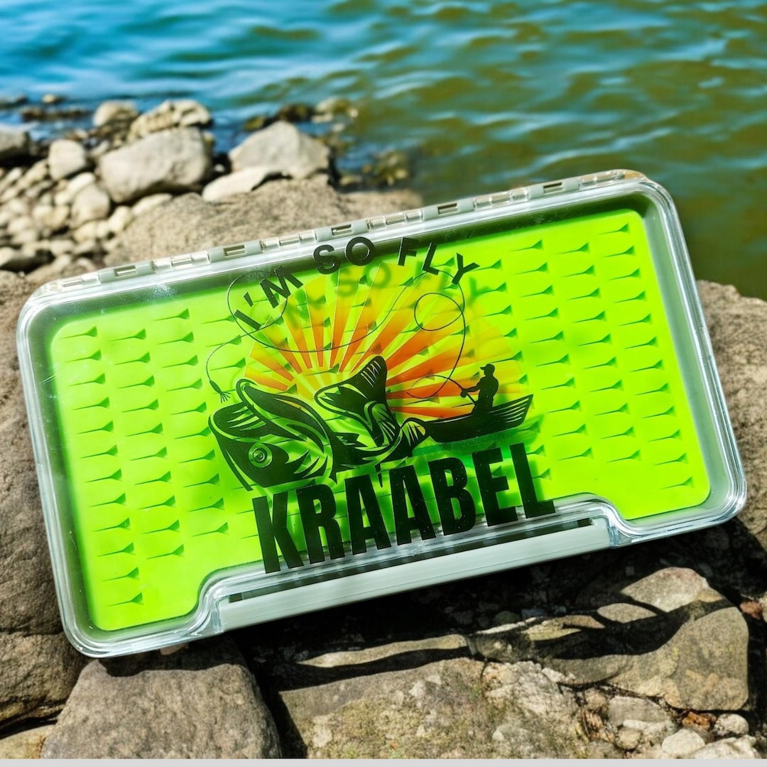 Personalized Fly Fishing Box | Custom Waterproof Tackle Box | Perfect ...