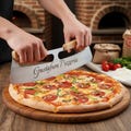 Custom Pizza Rocker, Engraved Pizza Slicer, Personalized Pizza Cutter, Tomato Pie Lover Gift, Kitchen Gadget, Pizza Cutter, Stainless Steel