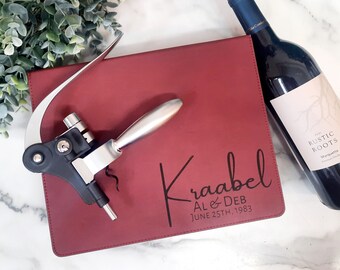 Personalized Wine Tool Set, Retirement Wine gift,  6PC Wine Opener Set, Wine Accessories Personalized, Wine Lover Gift set, WINE Enthusiast