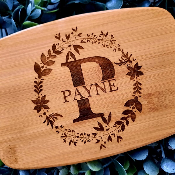 Personalized Cutting Board - Custom Cutting Board - Engraved Cutting Board, Wedding Gift, Housewarming Gift, Anniversary Gift, One of  Kind