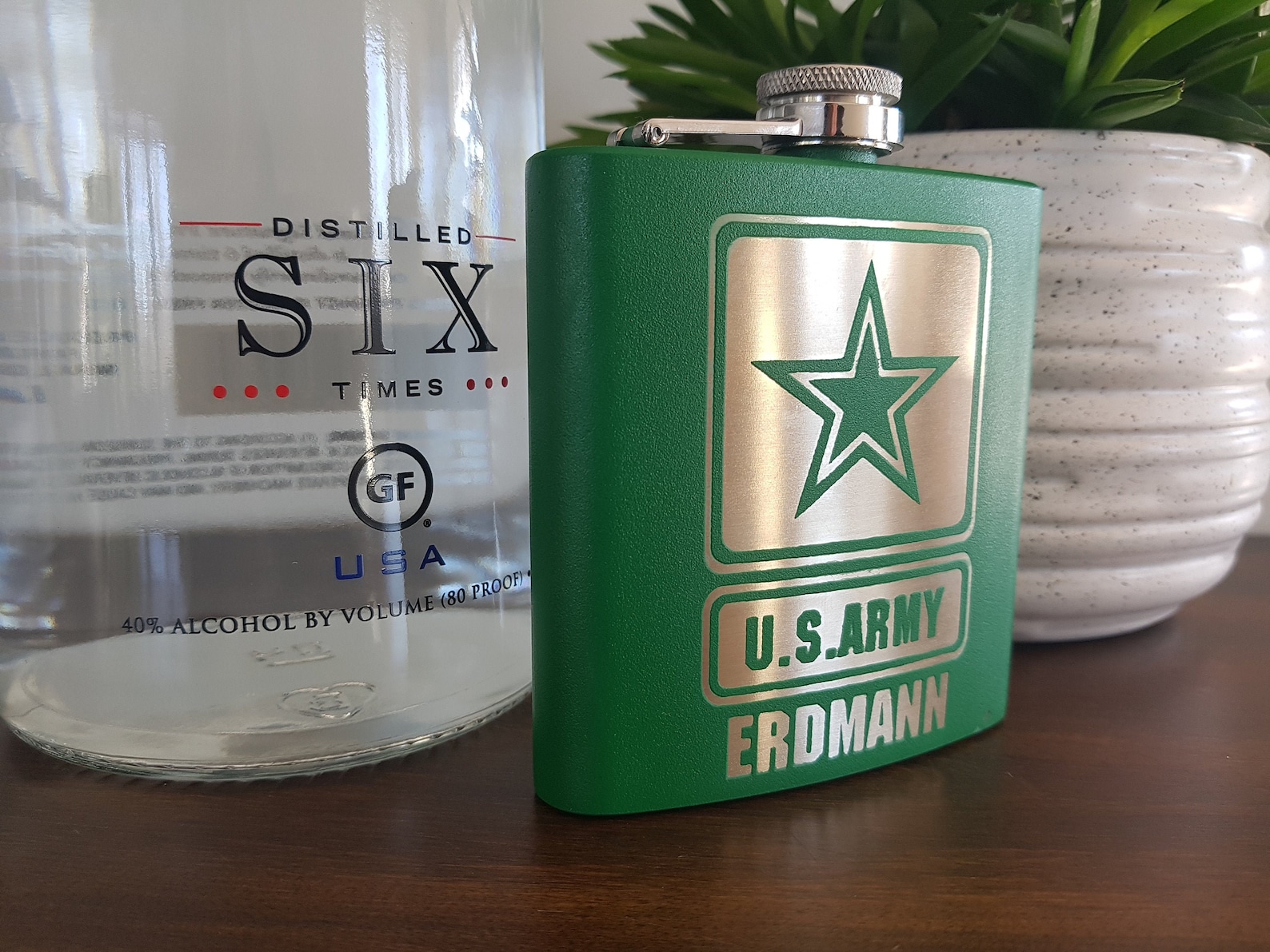 US Army Personalized Flask US Army Gift Military Gift Etsy