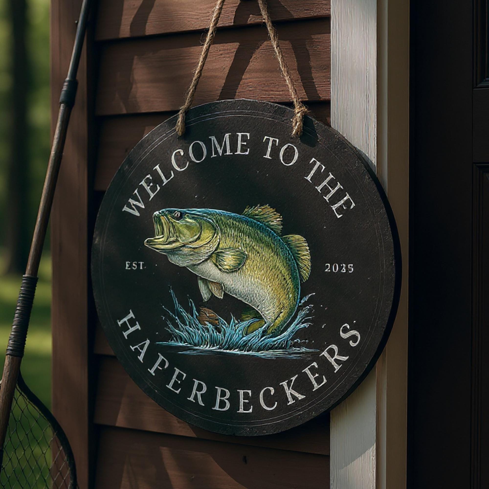 Fishing Welcome Sign - Etsy