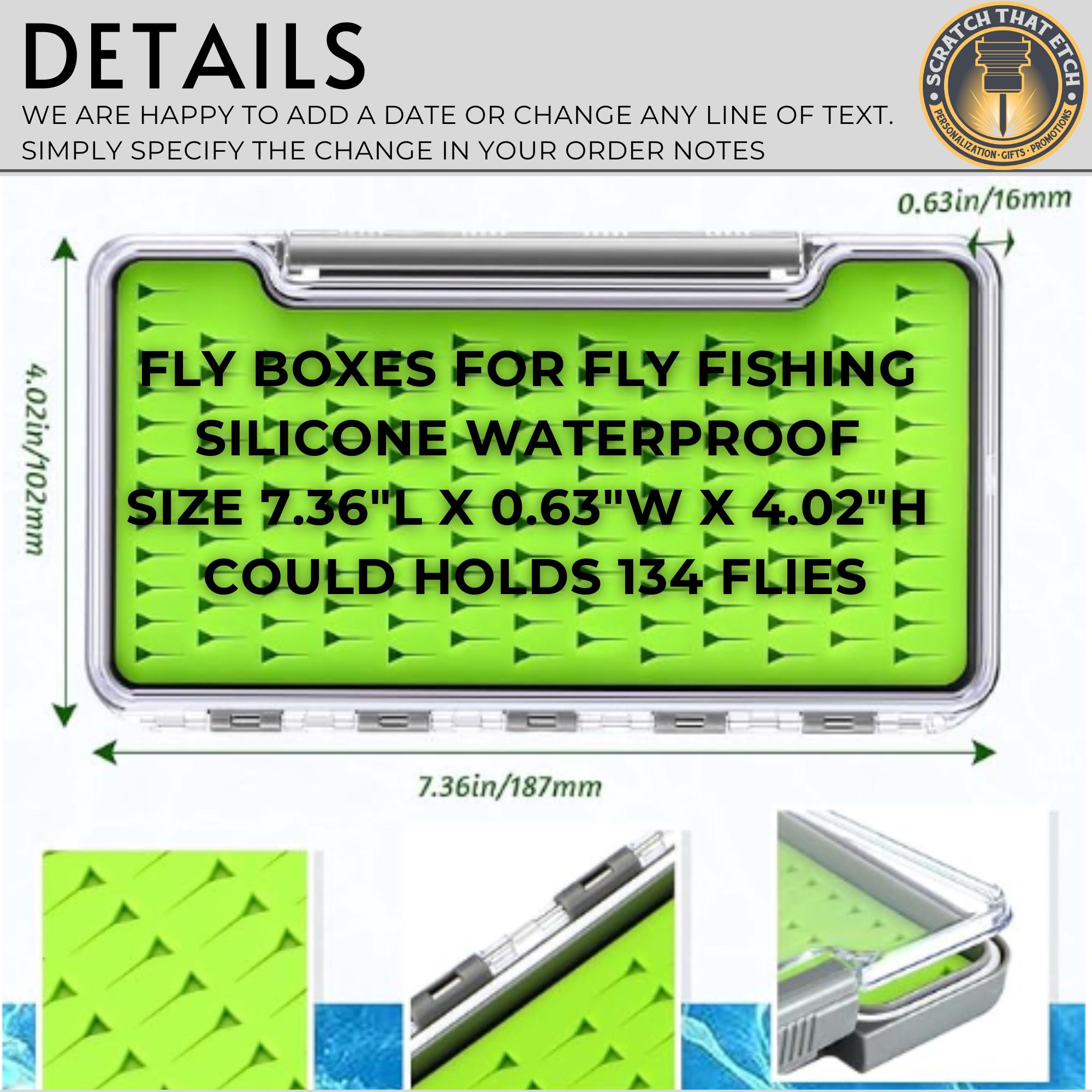 Personalized Fly Fishing Box | Custom Waterproof Tackle Box | Perfect ...
