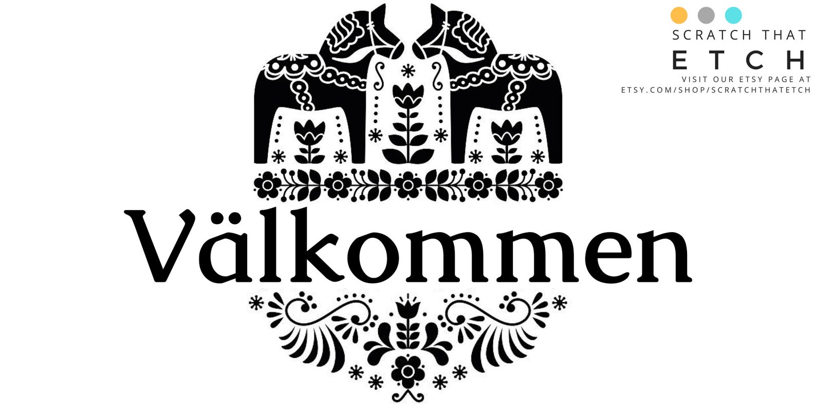 VALKOMMEN Velkommen Door Sign Scandinavian Slate Door Hanger Etsy