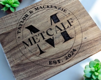 Personalized Cutting Board, Custom Cutting Board, Engraved Cutting Board, Wedding Gift,  Personalized Anniversary Gift, Bridal Shower Gift