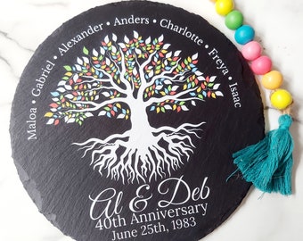 Personalized Anniversary Gift, Personalized Garden Stone, 10th Anniversary Gift, 50th Anniversary, 20th Anniversary Gifts, Stone Anniversary