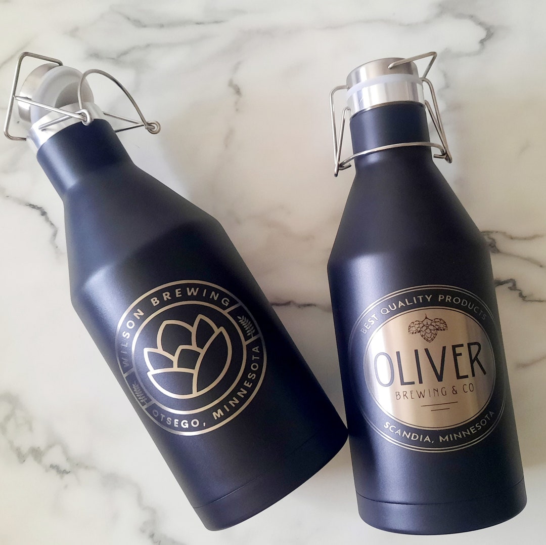 Personalized Growler, Engraved Insulated Growler, Man Cave Gift Idea, Home Brew Gear, Craft Beer