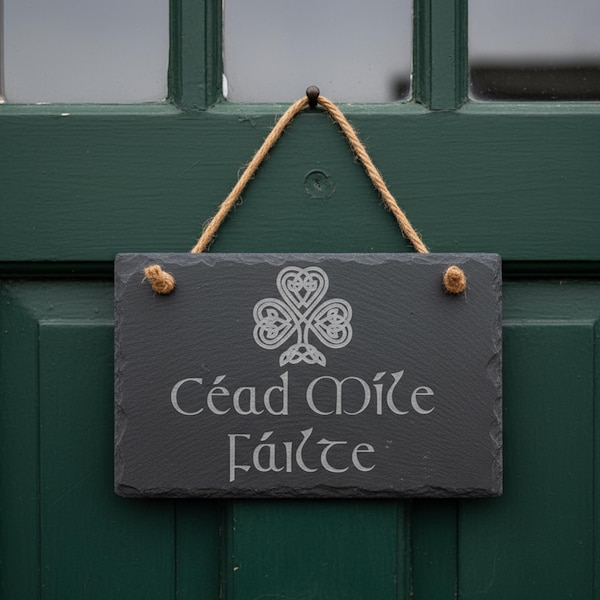Cead Mile Failte Sign - Etsy