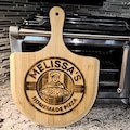 Personalized Pizza Peel, Engraved Pizza Paddle, Custom Pizza Board, Pizza Paddle, Pizza Server Board, Bamboo Pizza Board, Gift for Him,