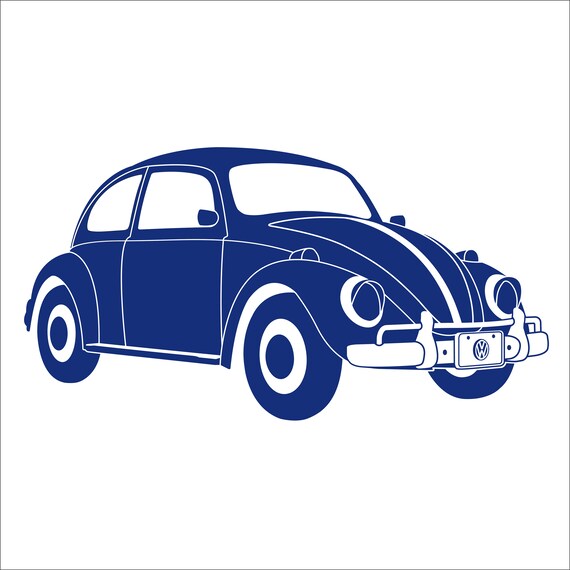Vw Beetle Vectorjpgpngdxfsvgai Etsy Singapore