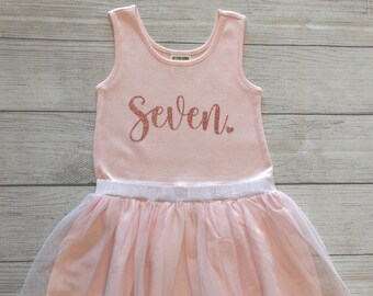 simple dress for 7th birthday girl