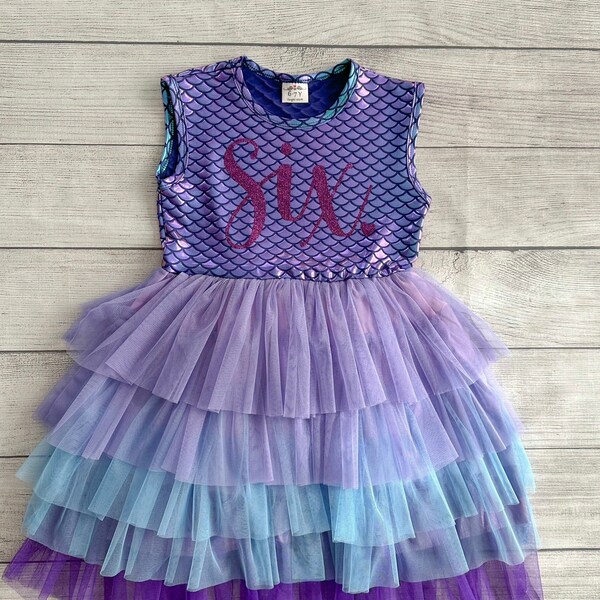 Summer Purple Beautiful Tutu Skirt Birthday Dress