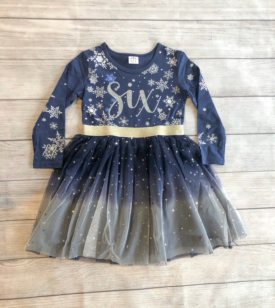 Winter Birthday Dress
 Winter Birthday Dress With Long Sleeves Blue Tutu Dress With
