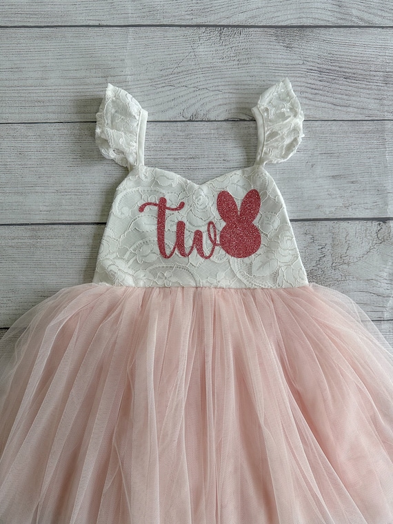 bunny birthday dress Pink Bunny Tulle Party Dress