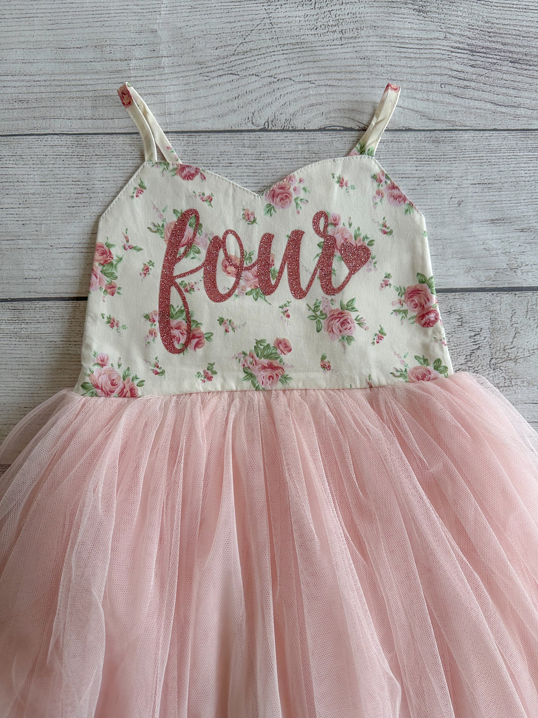 4 birthday dress Happy Birthday 3/4 Sleeve Pocket Twirl Dress main image 1