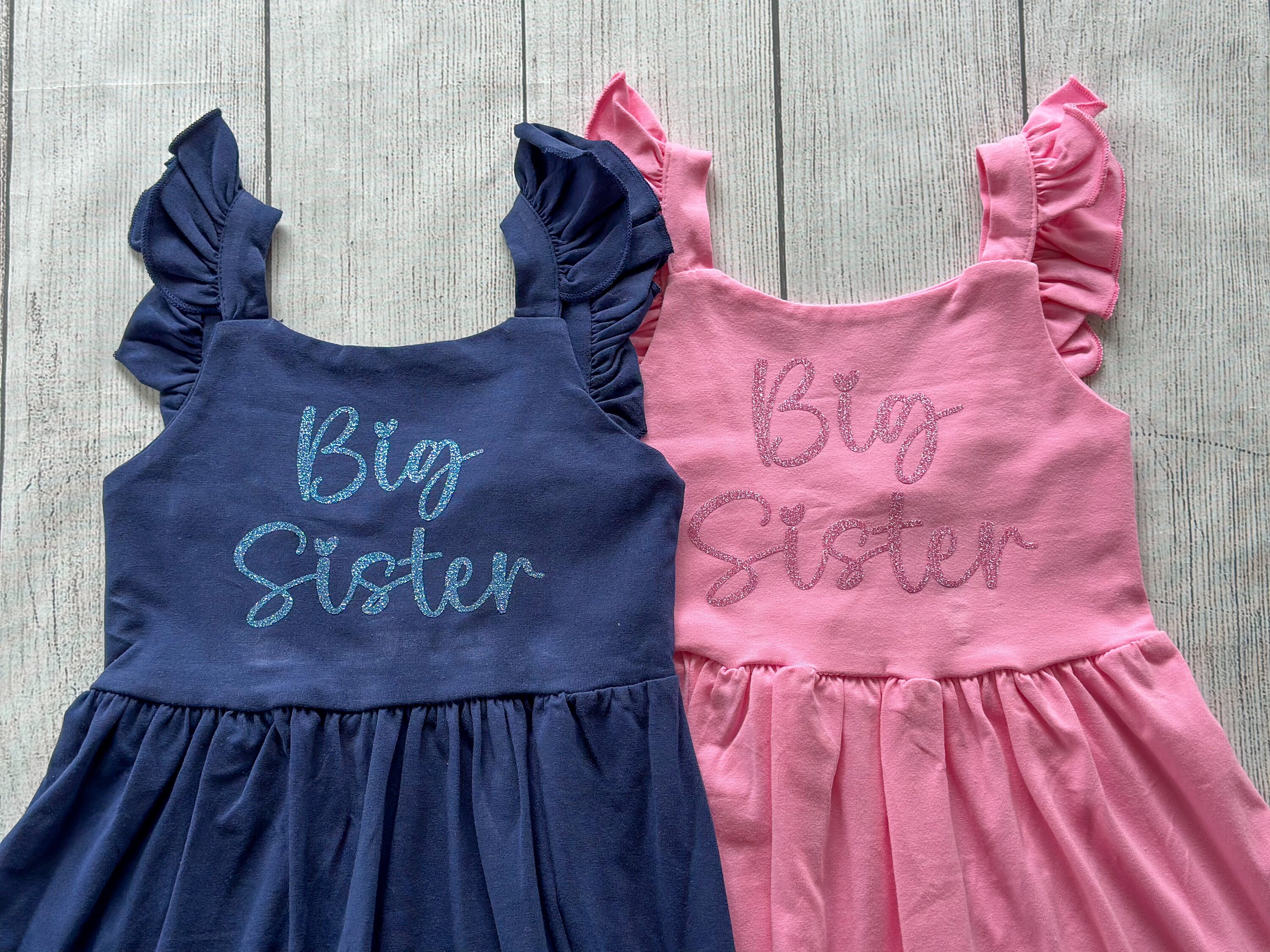 Big Sister Dress Pink Big Sister Outfit Big Sister Announcement Pink Toddler Big Sister Big Sis Little Sis Big Sister Gift Etsy