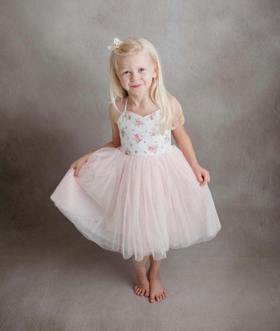 4th Birthday Dress 4 Year Old Birthday Outfit Flower Girl Etsy