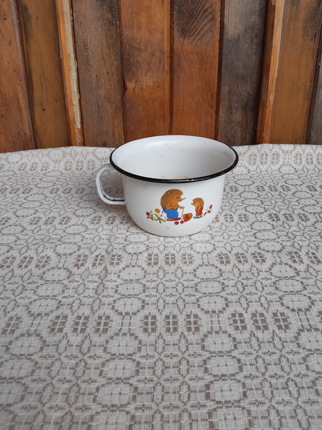 Vintage Enamel Chamber Pot Children Potty Soviet Chamber Etsy