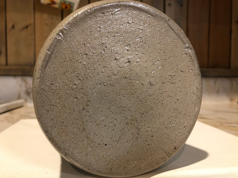 Vintage Rockdale Salt Glazed Union Stoneware Pottery Hand painted blue
