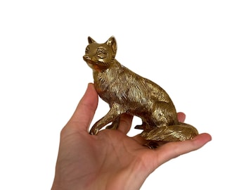 キツネの像 キツネの置物 キツネの彫刻 木製のキツネの像 - Etsy 日本