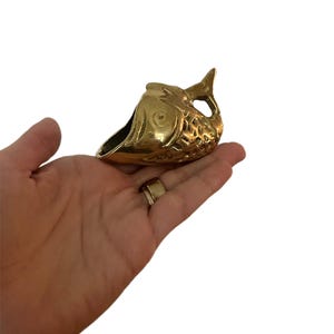 Vintage Brass Koi Fish Trinket Dish – Coastal Decor