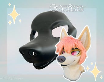 3d Print Canine Fursuit Head Base