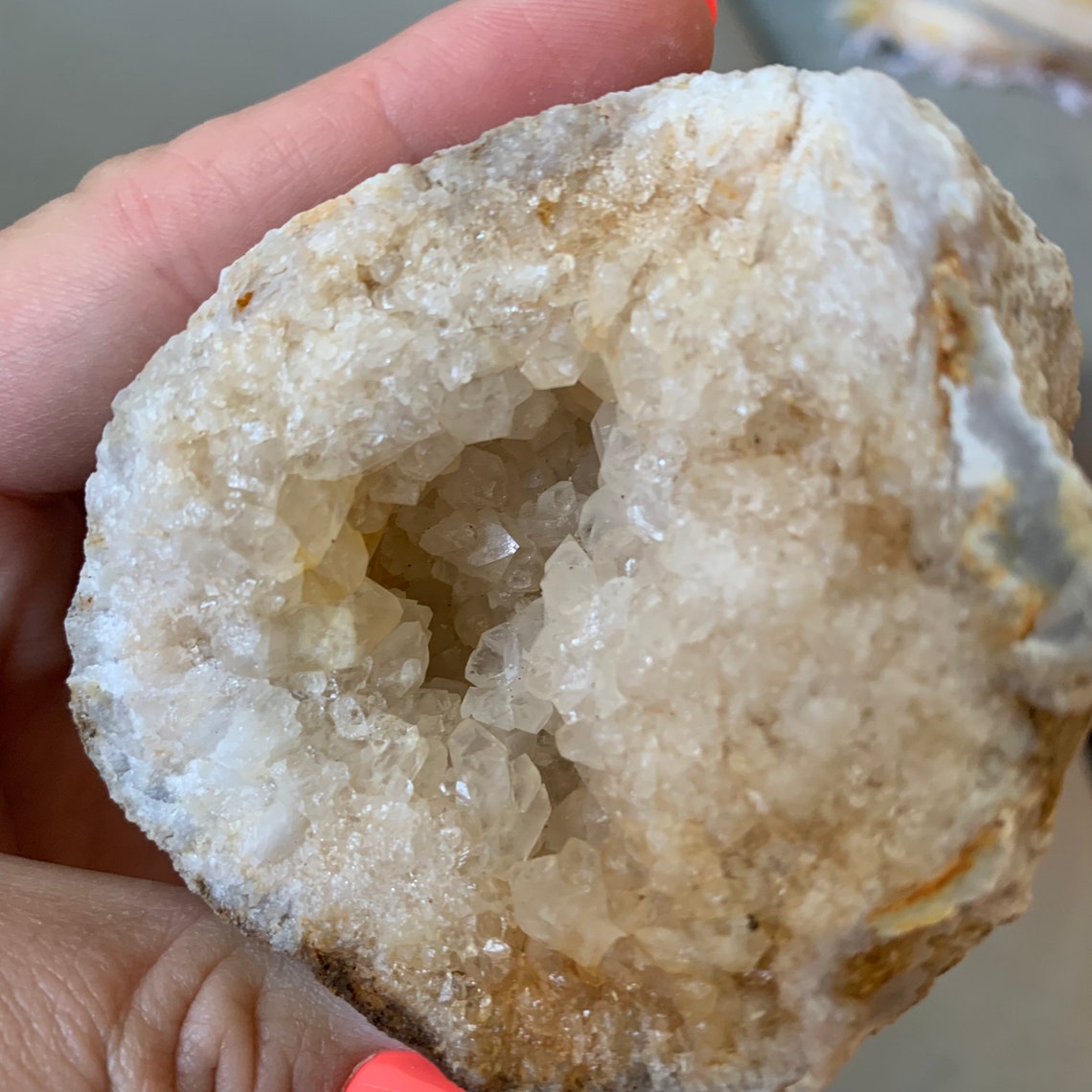 Natural Kentucky Geode Beautiful Quartz Crystal Geode 12.4 Etsy