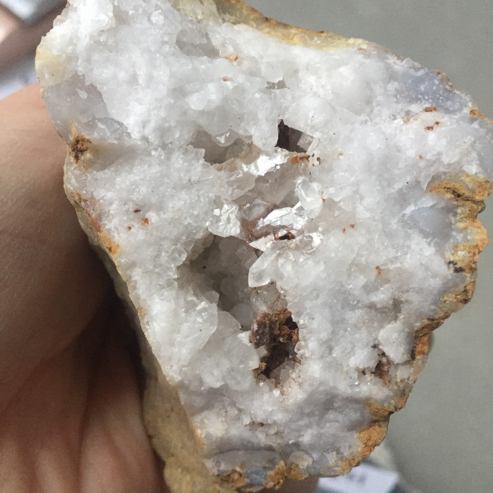 Natural Kentucky Geode Beautiful Clear Quartz Crystals and Etsy
