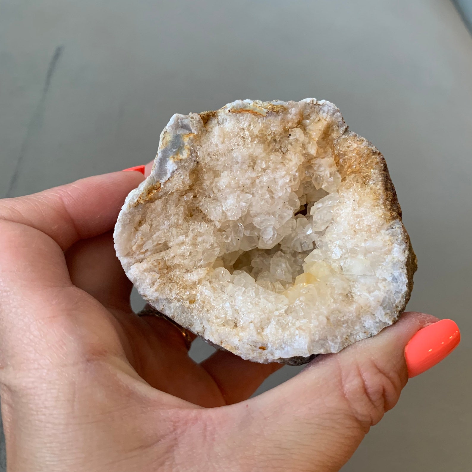 Natural Kentucky Geode Beautiful Quartz Crystal Geode 12.4 Etsy