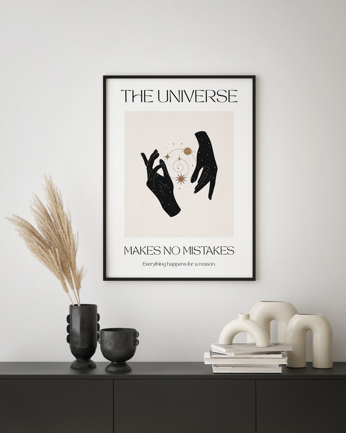 Poster Spirituell Spruch The Universe Makes No Etsy.de