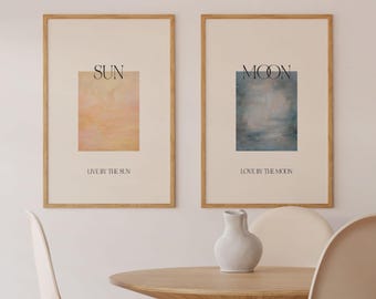 Live By The Sun Love By The Moon Print, Inspirational Quotes Wall Art, Motivational Poster, Inspirational Poster, Quote Print, Quote Poster