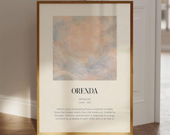 Definition Poster, Japanese Poster, Japanese Decor, Word Definition Print, Japandi Wall Art, Japandi Poster