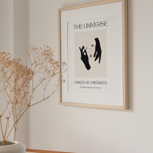 Poster Spirituell Spruch The Universe Makes No Etsy.de
