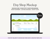 Etsy Shop Mockup, Etsy Shop Template for Etsy Sellers, Etsy Seller Templates, Etsy Banner Mockup, Etsy Templates, Etsy Shop Kit