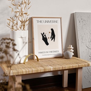 Poster Spirituell Spruch The Universe Makes No Etsy.de