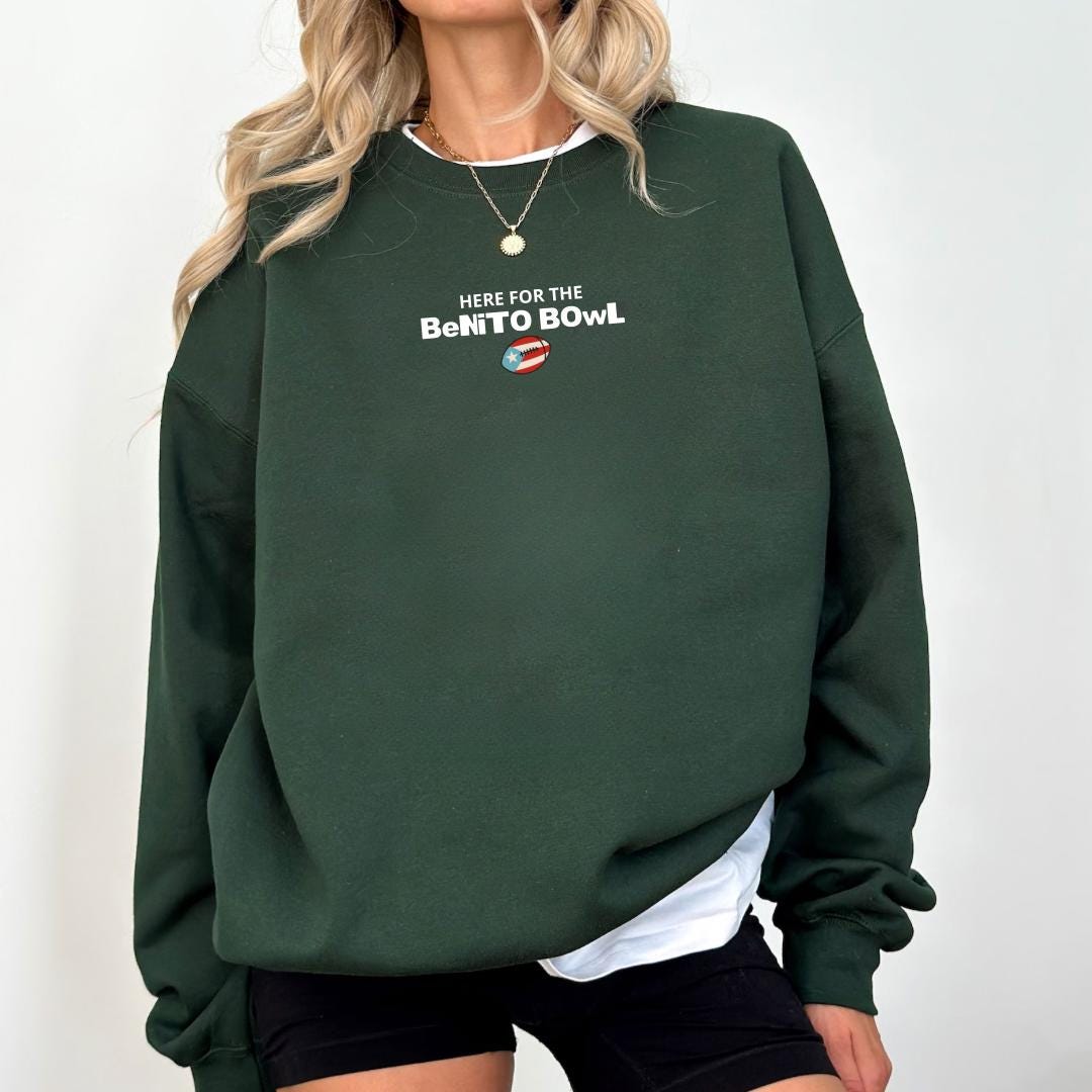 Here for the Benito Bowl Embroidered Sweatshirt, Puerto Rican