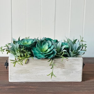 Faux Succulent Centerpiece, Table Centerpiece, Succulent Gift, Floral Home Decor