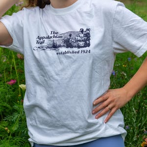chemise vintage Appalachian Trail, chemise cadeau Appalachian Trail, chemise de randonnée, chemise AT Trail, chemise nature en plein air, cadeau pour les randonneurs AT