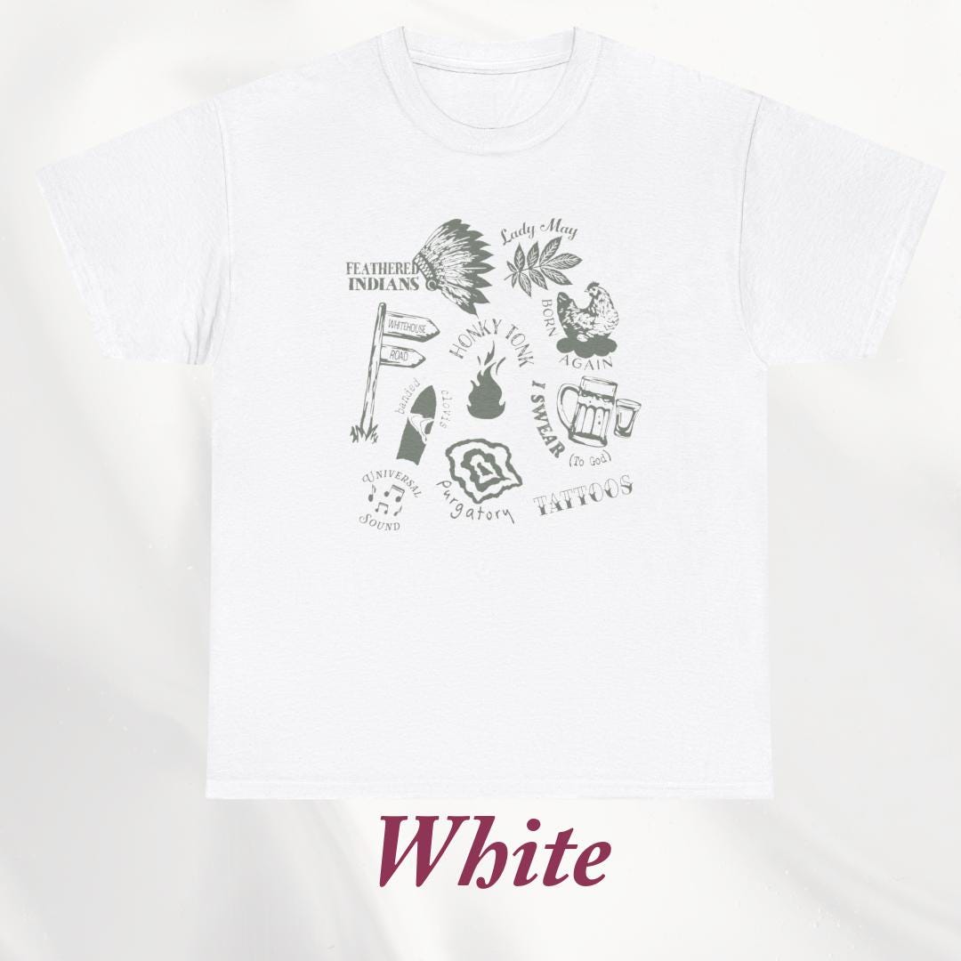 Tyler Childers 'Purgatory' Album Art Unisex Heavy Cotton Tee