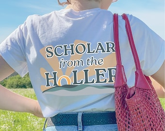 Scholar from the Holler Appalachia T-Shirt | Mountain Heritage Tee Appalachia Lover Gift Mountain Gift