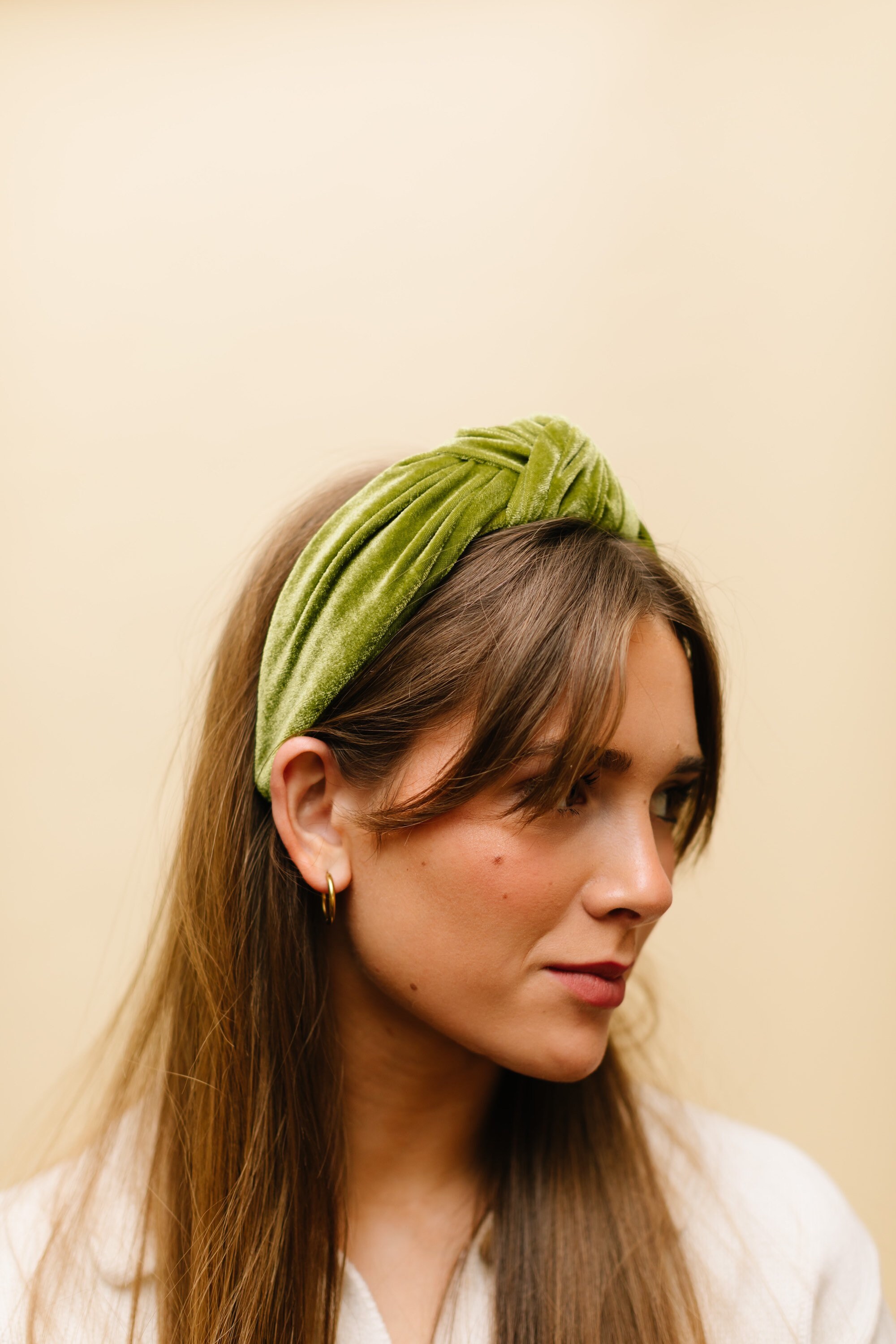 Green Velvet Women Headband Women Headband Hair Etsy